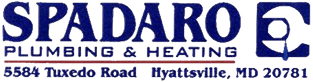 Spadaro Plumbing and Heating business sign.